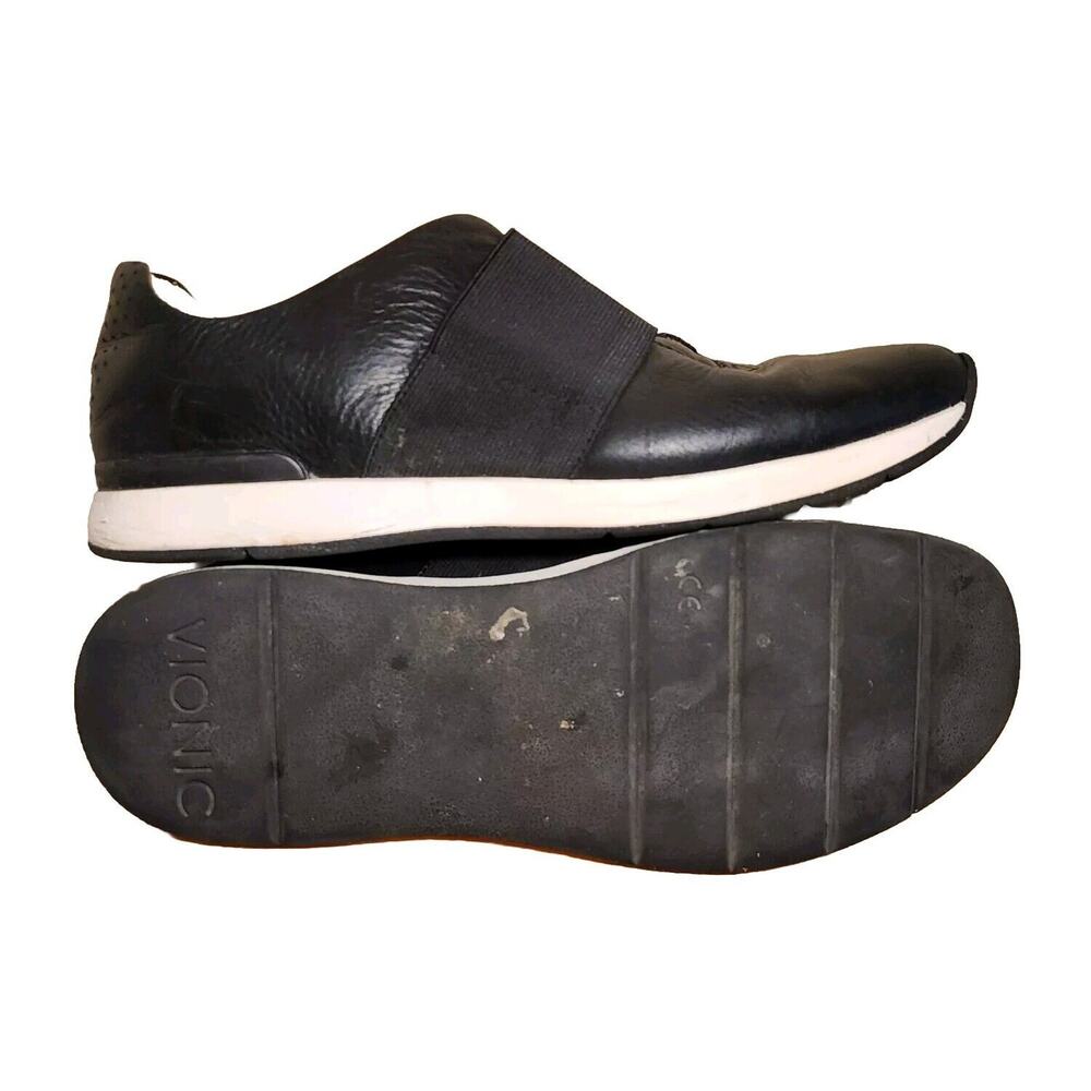 Vionic Men’s Cosmic Codie Black Comfort Slip-On Sneakers 10010026 Size 9.5 M - Picture 7 of 10